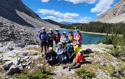 Full group above 3rd lake