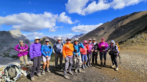 Rambler gang at the col