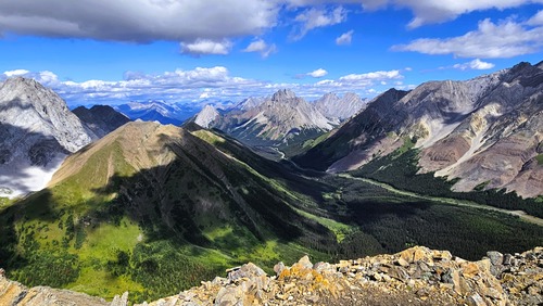 Looking North from the high point of Grizzly Ridge