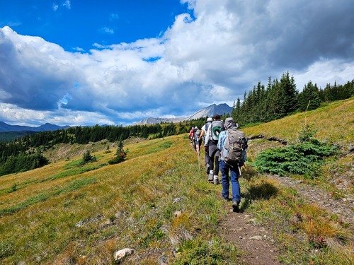On the way to Mist Ridge.