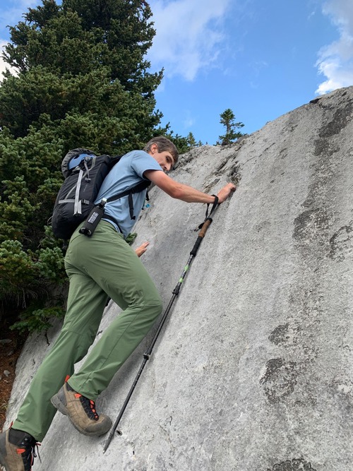 Some very optional slab climbing experience