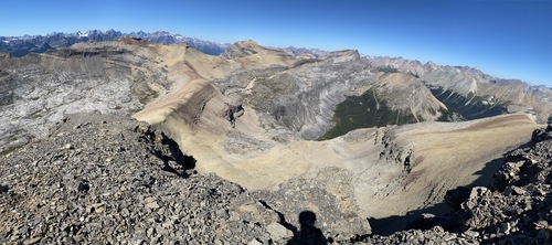 Summit view looking north