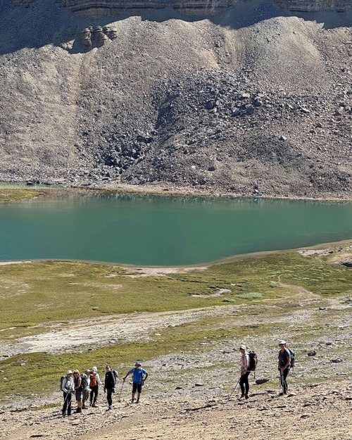 Descent to Katherine Lake - photo from Susan
