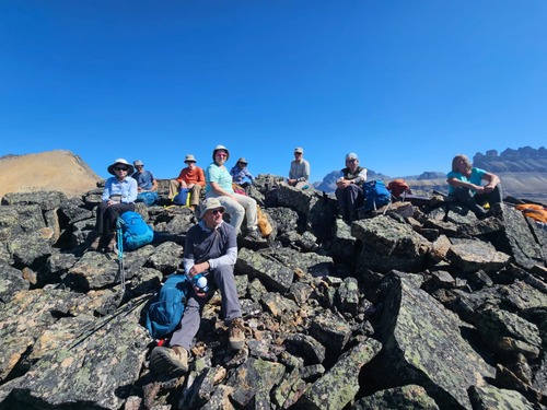 Lunch break on peak #2
