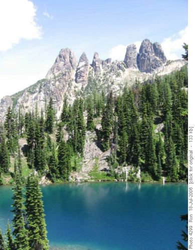 Cascades: Liberty Bell & Early Winter spires