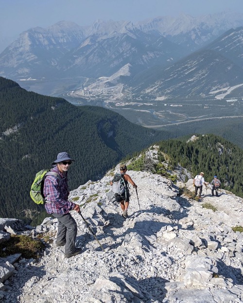 Gary on the long way down - smoky vista - photo from Uli