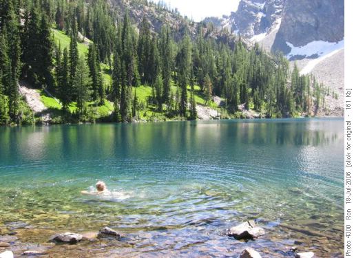 Cascades: Blue Lake mermaid