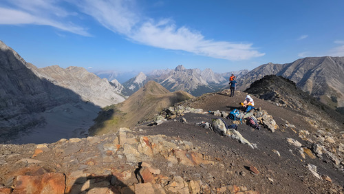 The high point on Pocaterra Ridge