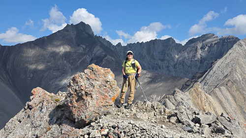 Jenny on the summit