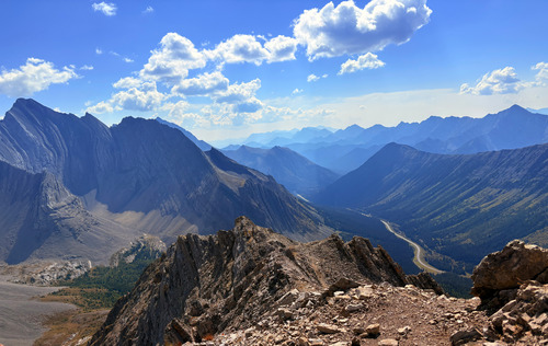 View looking south from Little Arethusa