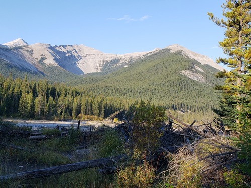 Another view of most of the route. The notch is clearly visible.
