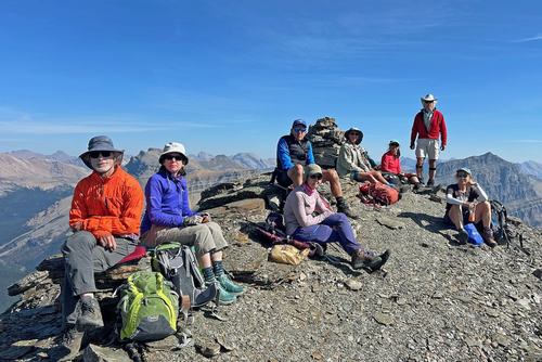 Lunch on the summit