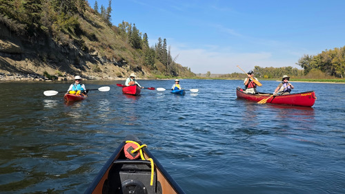 The paddling team