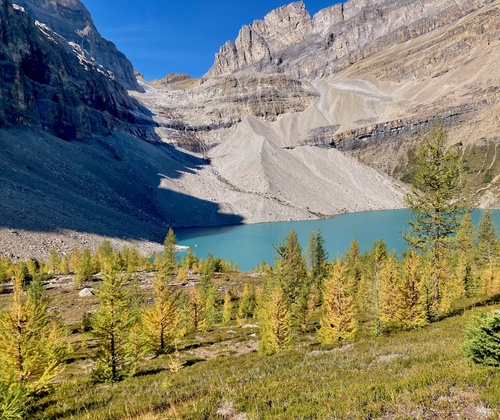 Dropping down to Zigadenus Lake
