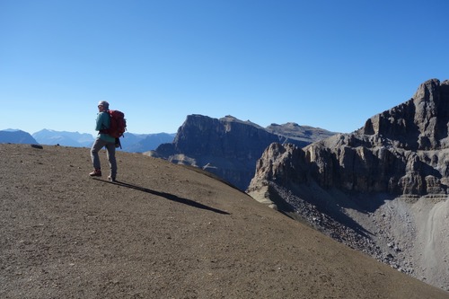 Bill on top of ridgeline