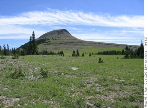 West side of Mount Ware
