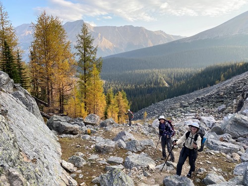 Great views on the approach hike