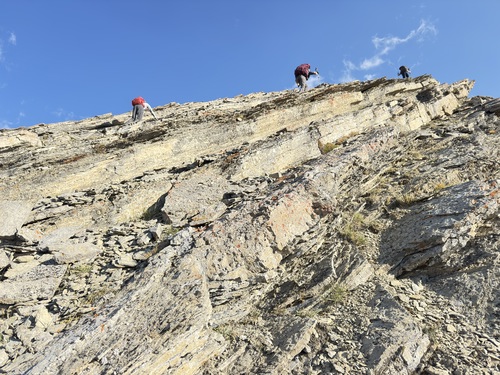 Only 600 vertical metres to go...