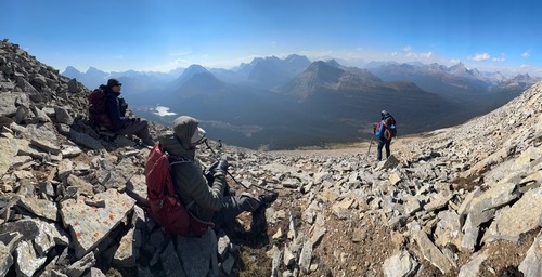 Resting on the long descent 