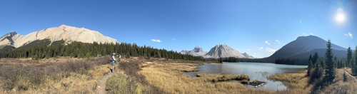 The largest Red Deer Lake