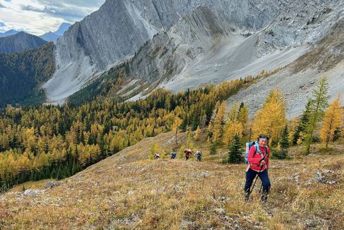 Almost at the summit of the ridge north of Running Rain Lake