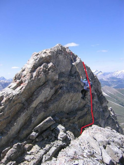 Alternate route with no overhang