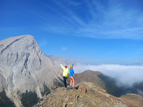 Summit. Finally in full sun