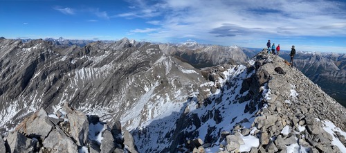 Summit ridge, looking the other way