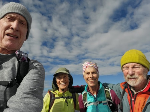 John, Alda, Nardi & Arnold on Boundary Peak summit