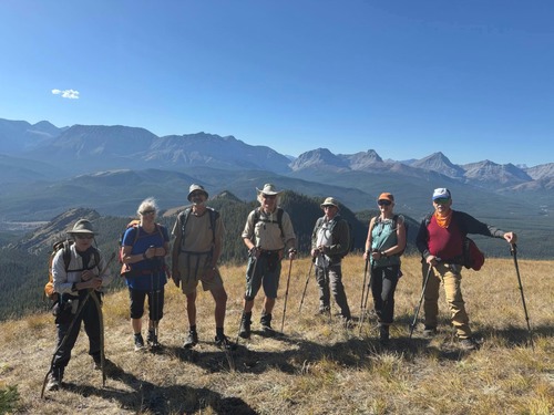 Stonycat ridge. Group minus Susan the photo taker