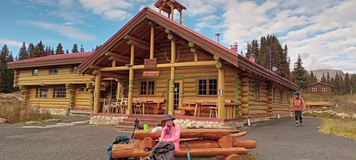 Pat and Bob at Assiniboine Lodge, BC