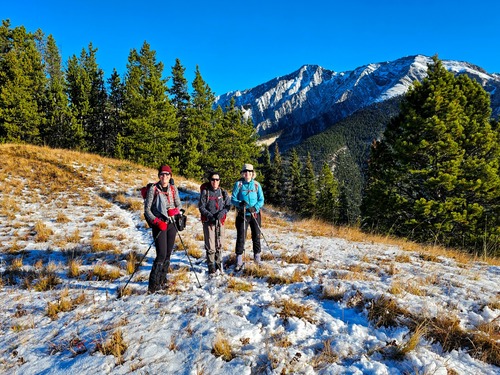 On the ridge. Holly Cross Mt. behind.