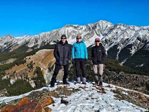 The top of Junction Hill.