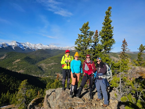 We made the detour to the sandstone formation for some photo ops.