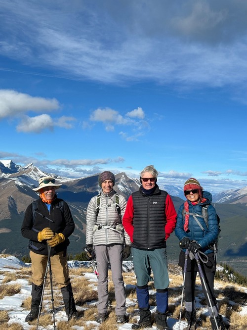 Looking west, northwest, cold wind pushing.