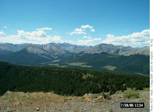 view of front range