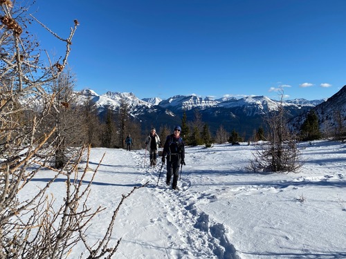 Arriving at Saddleback Pass