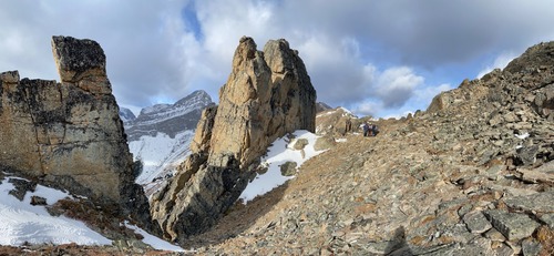 The Rock Garden is always impressive (the Ramblers are the blob just right of centre)