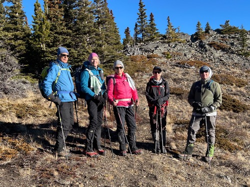 As we start moving off the ridge. 