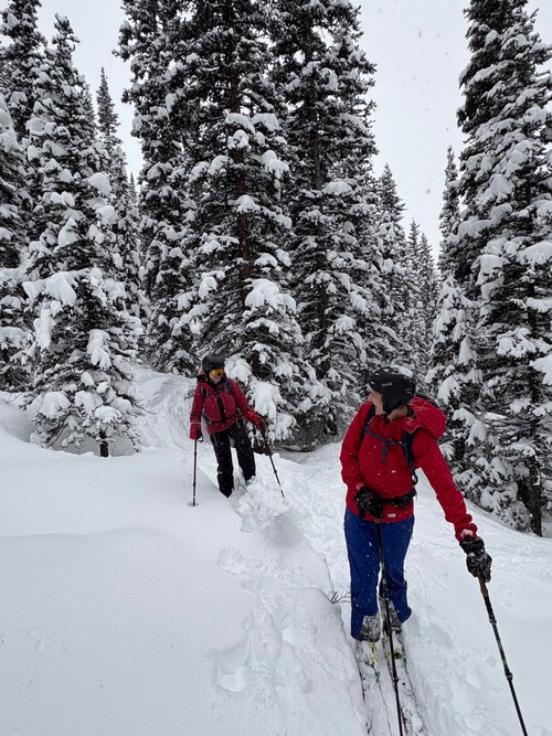 Happy Skiers - we nailed it the second run!