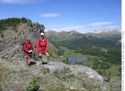 {206 Barb Mitchell} & {807 Paul Spencer} on Monarch Ramparts