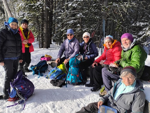 lunch in the winter sun