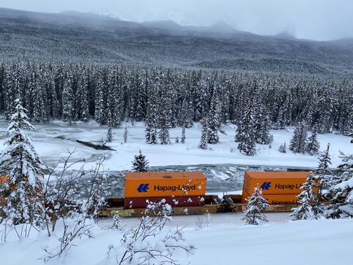 Good opportunities for train watching on these trails