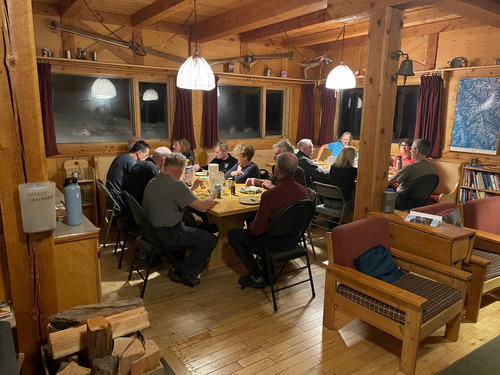 Dinner time in Campbell lodge