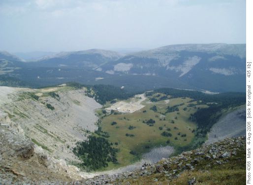 Lunch on Plateau, middle of the cirque