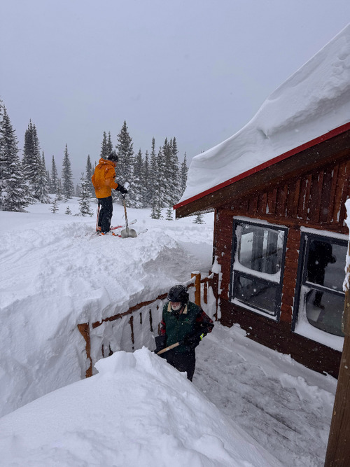 When it snows a meter you have to shovel