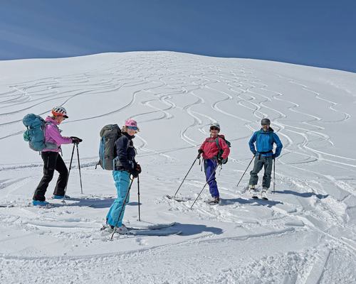 Our turns off Katherine Ridge (at the right)