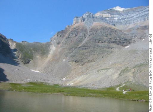 Sentinel Pass and Mount Temple