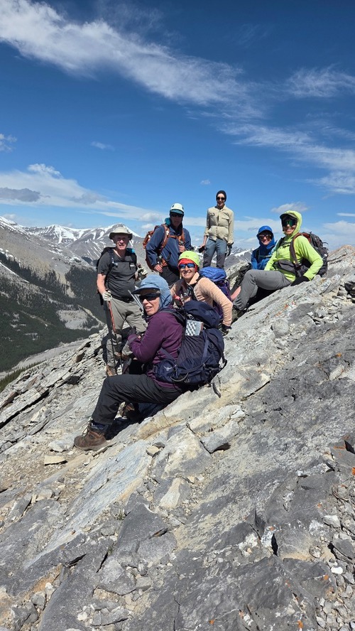 Summit shot, minus Sim the photographer