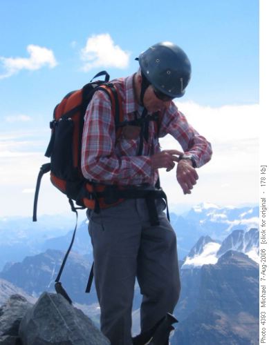 Time to Summit; only 10 minutes slower than last time, 7 years ago